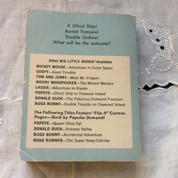 Popeyes Ghost Ship To Treasure Island ( A Big Little Book) - Picture 3 of 10